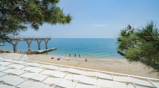 Собственный пляж