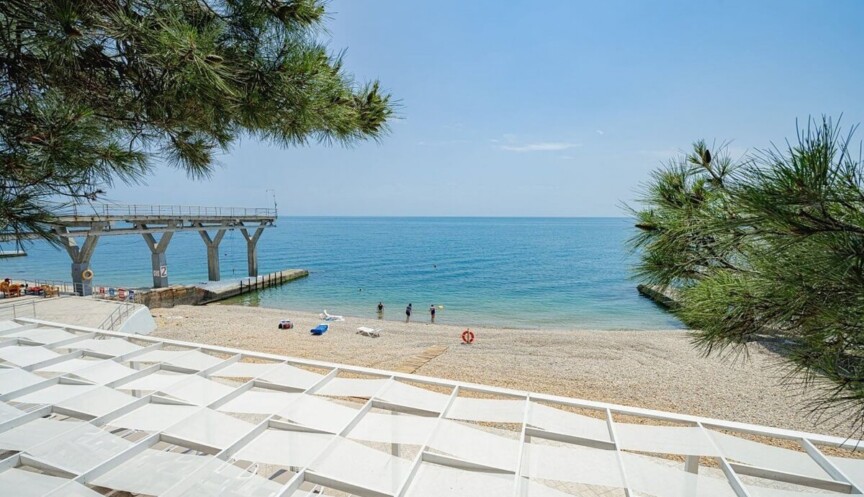 Собственный пляж